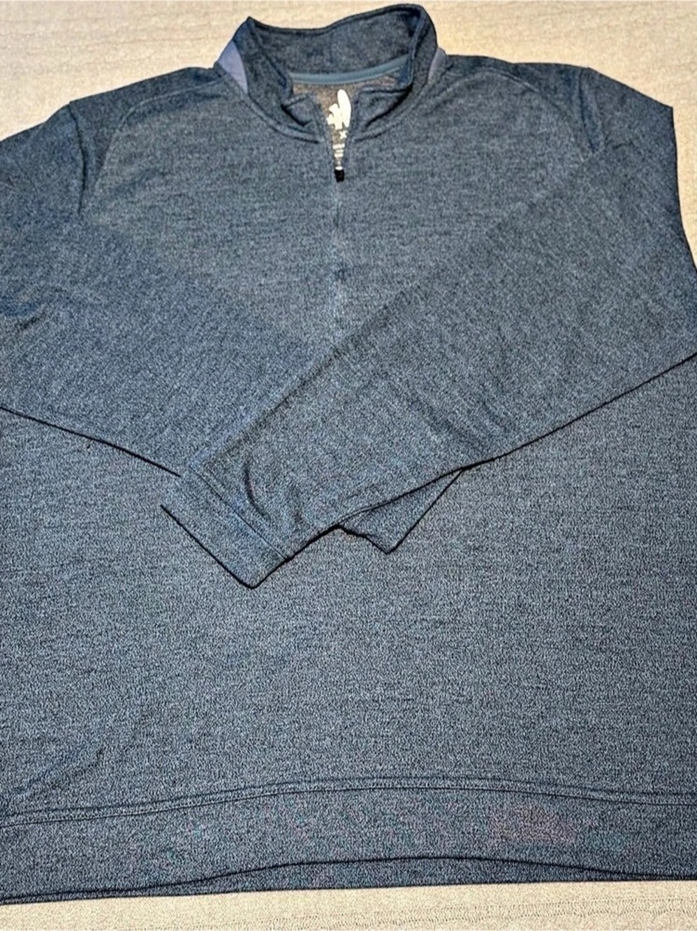 Johnnie-O Quarter-Zip Pullover in Blue XL Like New